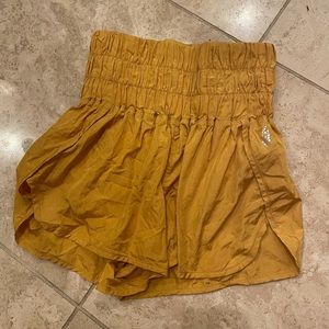 Free People Movement The Way Home Shorts Golden